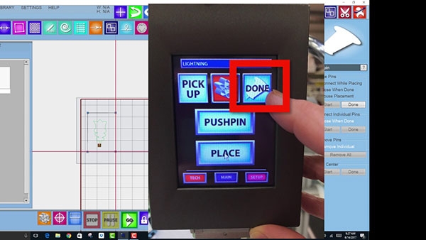 MASK APPLIQUE using draw with machine